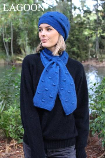Merino Possum Bobble Scarf